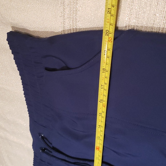 JAG New Solid Skirted Swim Boardshort with Built-in Brief NWT Navy Women's L - Picture 7 of 11